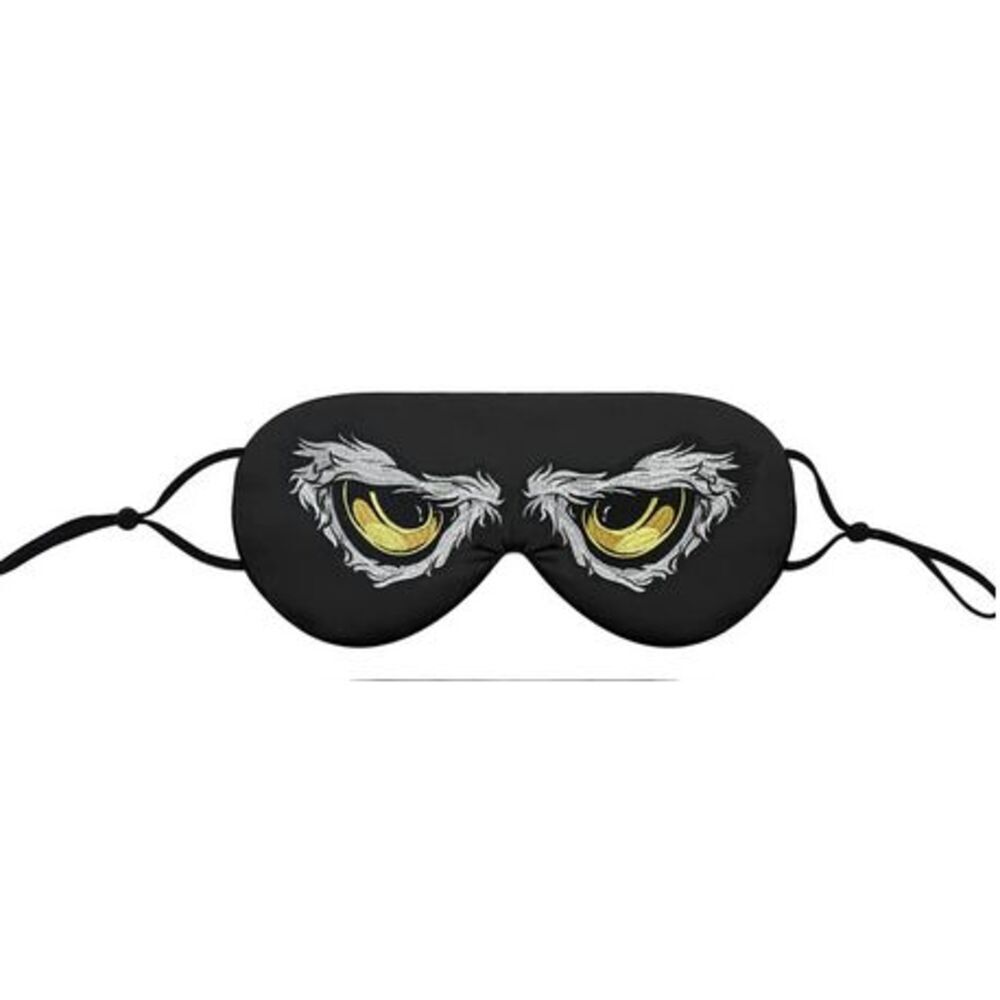 Set of 2 Large Embroidered Eagle Eyes Biker Punk Jeans Jacket Fabric Patches App